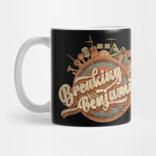 Tour Music Designs Vintage Retro - Breaking Benjamin Mug